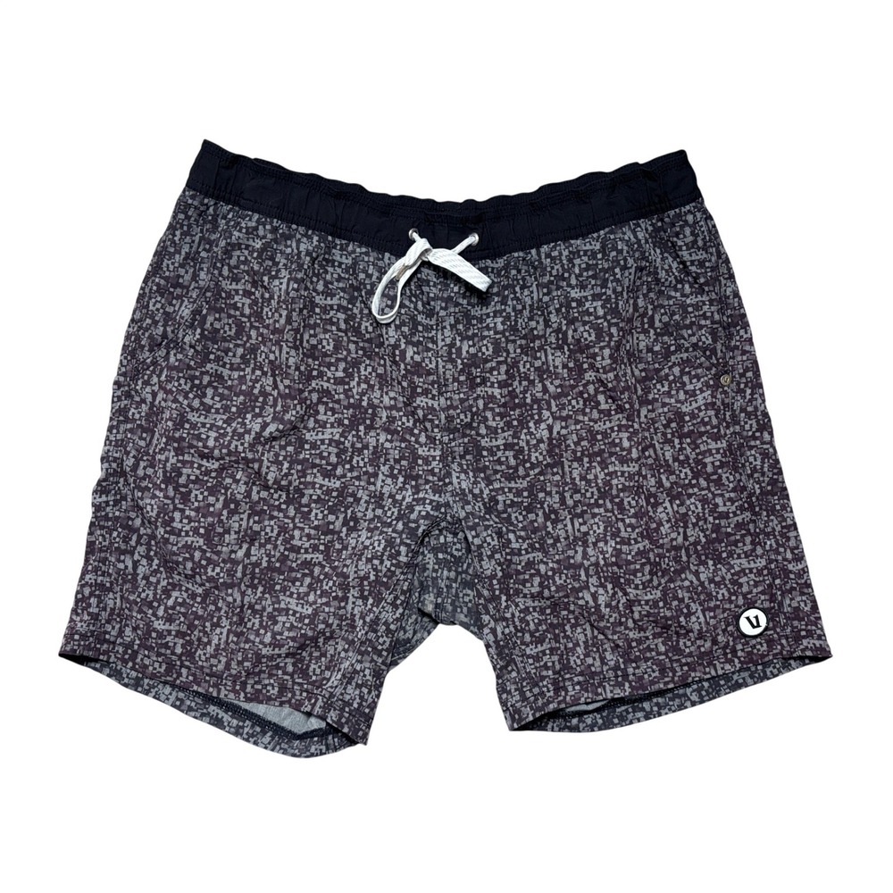 Vuori Men's Kore Shorts - Black/Grey Sz